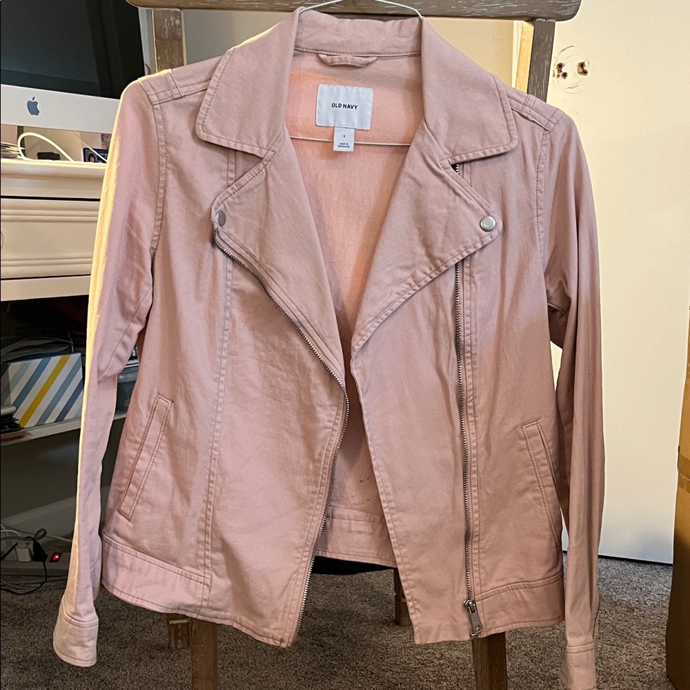 Old Navy Light Pink Jean Jacket for Women